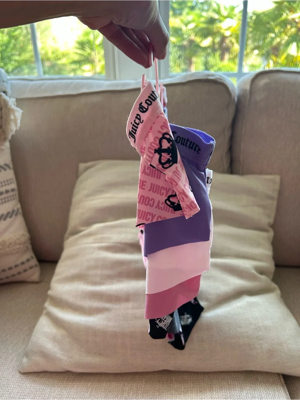 NWT JUICY COUTURE 5 pack printed underwear.